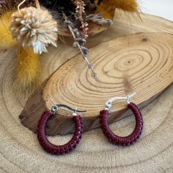 Arracades Acer 20mm Granat