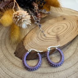 Arracades Acer 20mm Lila