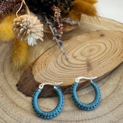 Arracades Acer 20mm Turquesa