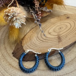 Arracades Acer 20mm Blau Fosc